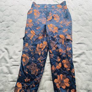 floral anthropologie pants